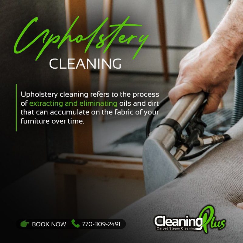 Upholstery cleaning Atlanta - CleaningPlusLLC